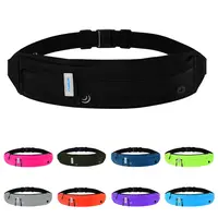 WATERFLY Running Belt Fanny Pack: Runner Marathon Jogging Waist Pack Sport Workout Exercise Fitness Phone Holder Belt for Men Women Jogger Slim Waist Bag DealsForYouDays SummerWins