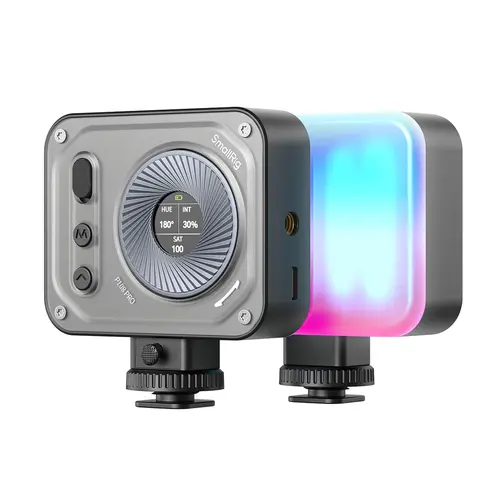 SmallRig Vibe P108 Pro RGB Video Light, Portable Led Camera Light for Photography, Cold Shoe Light, CRI95+, 2500-6500K, 12 Effects, Fill Light Accessories for Content Creator, Streaming 4661 Lighting Smartphone, Led Lights, Contentcreator, Lcd Screen