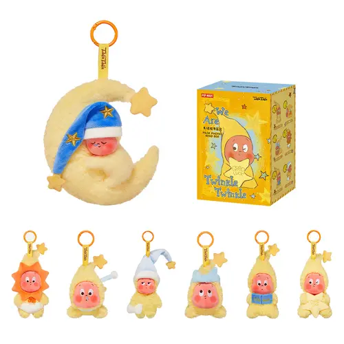POP MART We are Twinkle Twinkle Series-Plush Pendant, Blind Box, Surprise Gift
