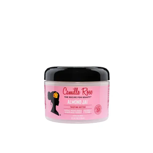 Camille Rose Almond Jai Twisting Butter, 8 oz, Hair Styling Butter, Moisturizing, Softness, Twist-Out Styles