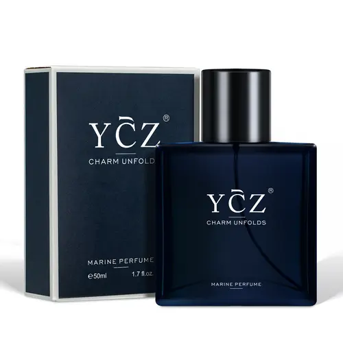 YCZ Midnight Marine Eau de Parfum 1.7oz | Aromatic Marine Fragrance for Men, Magnetic & Sensual, Long-Lasting for Dates and Everyday Wear, Inspired by the Effortless Attraction That Naturally Draws People Closer