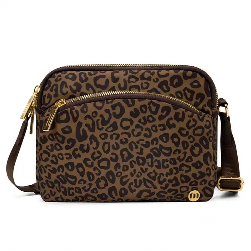 Small travel purse Women Crossbody purse Long Starp Crossbody Bag for Women - Shoulder Bag With Waterproof Nylon Handbag Multiple Pockets and Adjustable Strap 1.6L