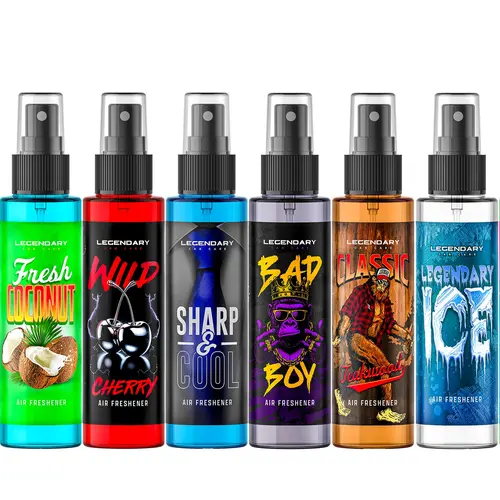 4oz Legendary Car Air Freshener Spray - Car Deodorizer, Odor Eliminator, Auto Accessories Interior, Spray Bottle with Eucalyptus & Fruit Scents, Premium Ready-to-Use Daily Fragrance