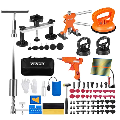 【summerfinds】VEVOR Stainless Steel Paintless Dent Puller Bridge Lifter Kit, Auto Repair Supplies, Automotive Maintenance Tools for Car Hail Damage, Car Body Care, Washing Machines & Refrigerators Fix (Father's Day Gift)