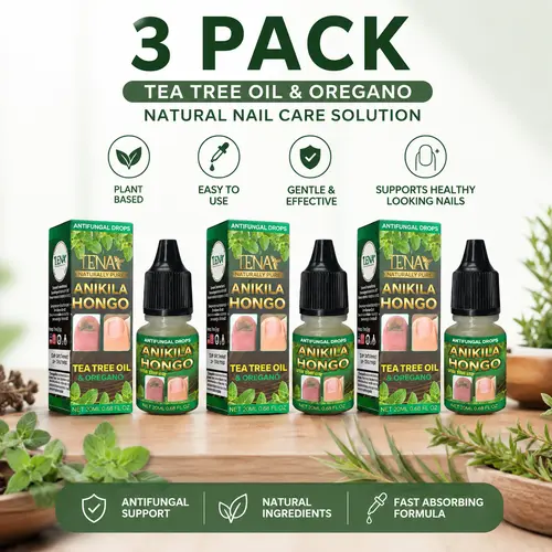 3 Pack Bundle Anikila Hongo Original Fórmula Tena Natural LLC Tea Tree Nail Remedy Nail Care Essential Oils Treatment