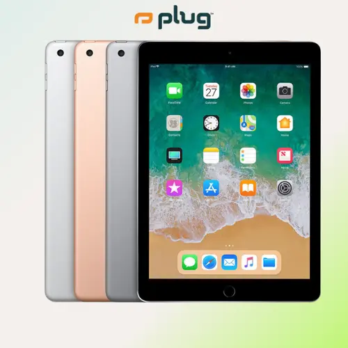 Refurbished iPad 6 9.7" (WiFi) - Excellent Condition 1-year warranty by Plug Tablets Rear
