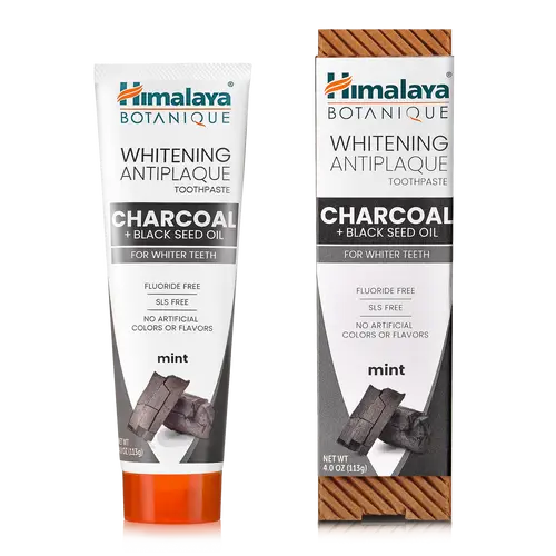 Whitening Antiplaque Charcoal & Black Seed Oil Mint Toothpaste