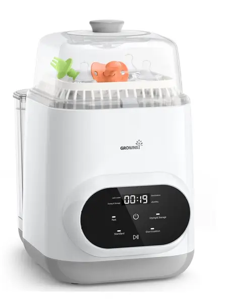 Grownsy Bottle Washer Pro - All in One Machine for Easy Cleaning - Sterilizer and Dryer for Baby Bottles, Pump Parts, and Sippy Cups./b01