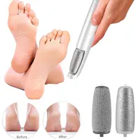 LINKEVAP Electric Feet Callus Remover, Portable Electronic Foot File with Waterproof Scrubber for Dead, Hard Cracked, and Dry Skin, Nail Care