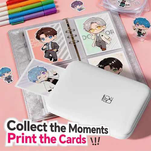 Mini Bluetooth Photo Printer Portable Sticker Printer for iPhone Android 2x3 Inch Inkless Thermal Pocket Printer for Scrapbooking Journaling DIY Crafts,back to school,back to school haul