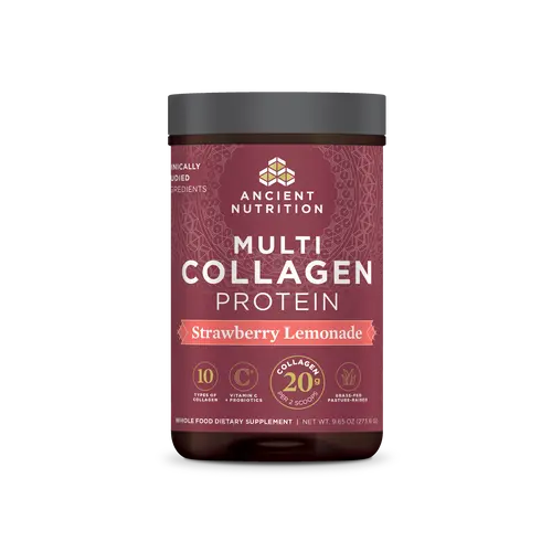 Multi Collagen Protein | Strawberry Lemonade 24 Serving