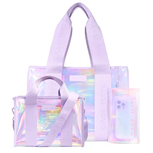 Beach Tote Bundle - Soap Bubble Beach Tote + Mini Beach Tote