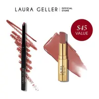 Love Your Lips Duo Lipstick & Liner - Jelly Balm Hydrating Lipstick and Waterproof Lip Liner