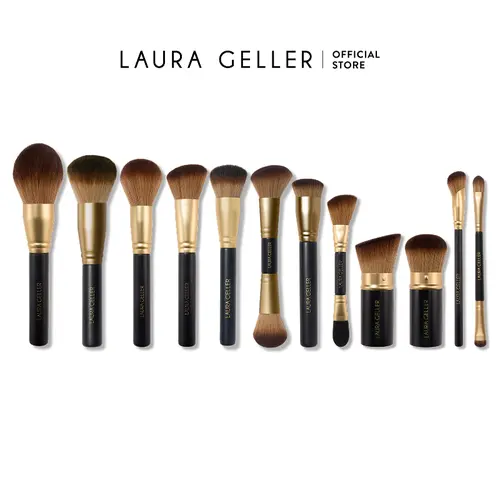 Laura Geller Brush Bestsellers - Assorted Brushes with Various Shapes and Handle Styles