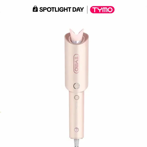 TYMO CURLPRO Automatic Curling Iron - Beauty Products, Negative-Ion Ceramic Coating, Anti-Jam Chip, 1-Tap Auto-Rotating Barrel, Dual Temperature, Timer, Swivel Cord, Anti-Tangle, Travel-Friendly Multifunctional Hair Styler