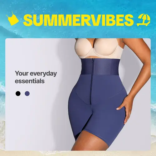 Shapellx AirSlim Waistband Workout Shaping Shorts Live