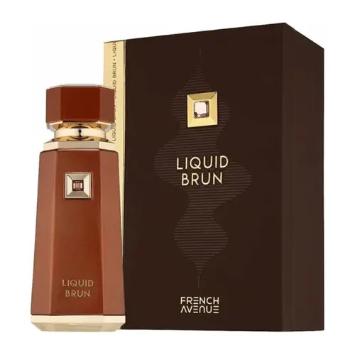 Fragrance World Liquid Brun Eau de Parfum (3.4 fl.oz) - Warm Spicy, Amber Musk, Powdery Floral, Floral Gourmand Scent with Vanilla Sweetness, Citrus Lift, Longer Wear for Women, Signature Adult Fragrance