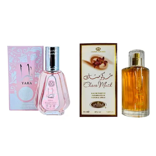 Lattafa Yara & Choco Musk Fragrance EDP Spray - 1.7 Oz Chocolate, Floral Gourmand Scent Perfume for Women, Women's Perfumes