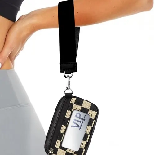 Fashionable Plaid Pattern Zipper Coin Purse Wristlet Pouch, 2025 New Style Casual Versatile Clutch Bag for Women, Trendy Commuter Purse, Trendy All-match & Exquisite Bag for Daily Travel Work Commute, Checkerboard Purse, Checked Pattern Purse