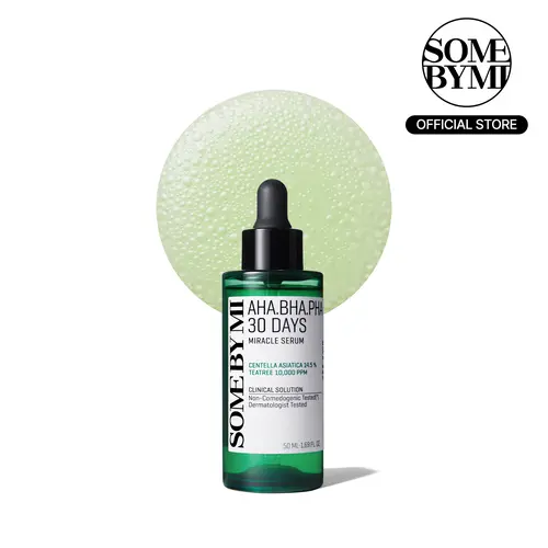 AHA BHA PHA 30 Days Miracle Serum 1.69oz - Korean Skin Care - Daily Centella Ampoule with Niacinamide for Soothing, Calming & Clear Acne-Prone Skin