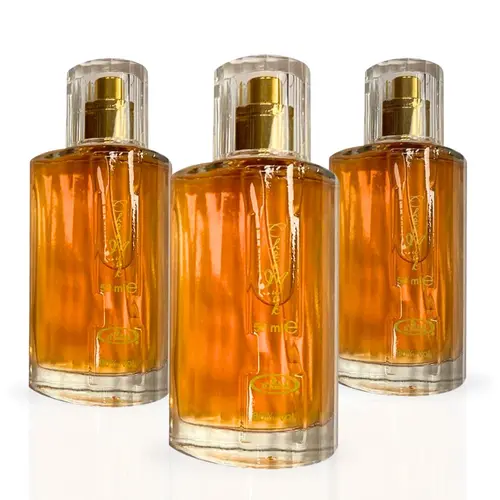 Choco Musk Eau de Parfum Spray 50ml (1.7 oz) by Al Rehab (Pack of 3) - Pack of 3 Vanilla Musk Perfume, Arabian Perfume, Long Lasting Perfume for Men & Women