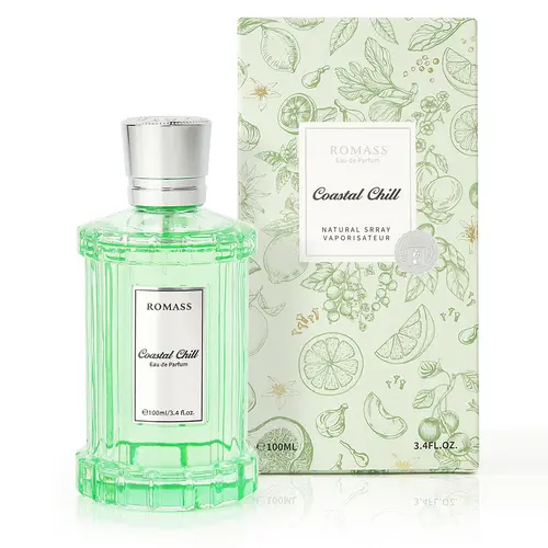 ROMASS Coastal Chill Eau de Parfum 8+hours Unisex Fragrance with Frosted Bergamot, Tidepool Moss & Sun-Bleached Ambergris | 3.4oz/100ml TikTokShopBlackFriday  #Summervibes
