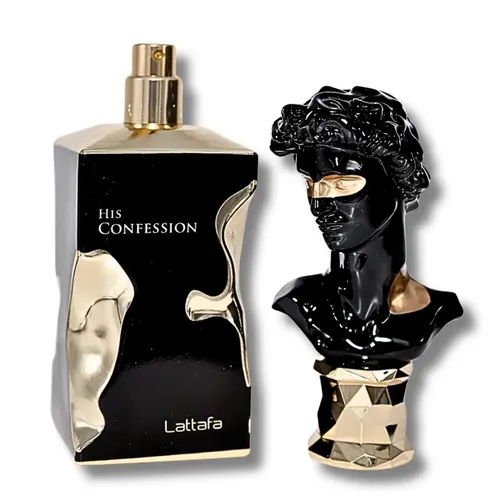 Lattafa | His Confession | Men's Fragrance | 100 ML 3.4 OZ | Eau De Parfum | Citrus - Black pepper & Bergamot