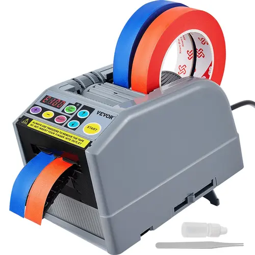 VEVOR Automatic Tape Dispenser Adhesive Electric Tape Cutter Packaging Machine Tape Cutting Machine 6-60mm Tape Width,back to school,back to school shopping,back to school haul,college school supplies