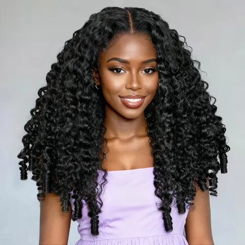 OQ HAIR 220% Density Burmese Curly M Cap 9x6 Glueless Wig Bleached Tiny Knots Pre-cut HD Lace Wear Go Wigs #SohoChic #TikTokShopBackToSchool
