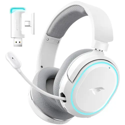 Picun G2 5.3 Bluetooth Wireless Over-Ear Gaming Headset - 7.1 Surround Sound, 5ms Low Latency, ENC Microphone, Wireless Headset for PC, PS4, PS5, Over-Ear Headphones for Laptop Game Peripherals,summerwins,father'sdaygifts