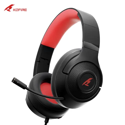 KOFIRE C80 3.5mm Corded Gaming Headset - Noise-Canceling Microphone, Foldable Portable Lightweight Headphones, Stable Audio, PC Gaming Accessories, Compatible with PS4, PS5, PC, In-Ear Design,back to school,back to school haul