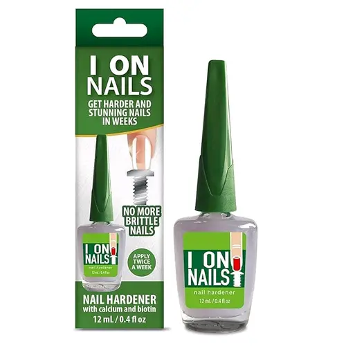 I On Nails Viral TikTok Nail Hardener 12ml - Strengthens & Nourishes Weak Nails with Calcium Biotin & Adipic Acid Fortalecedor de Uñas Debiles Manicure Uñas de Acero sohochic, Nail Care