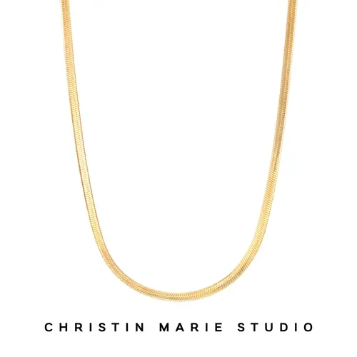 Herringbone Necklace 5mm