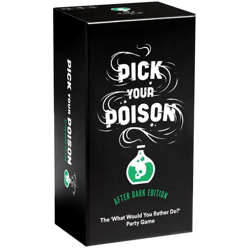 Pick Your Poison After Dark Party Game - The “What Would You Rather Do?” Adult Card Game for College Students, Halloween Party Game and Board Games Night with Your Friends
