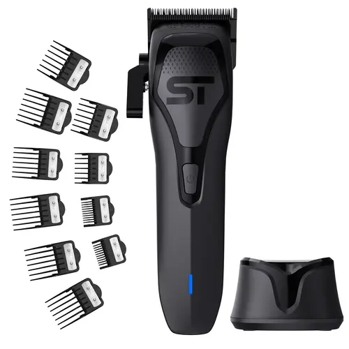 DARKSTAR 72 Smooth Cordless USB Rechargeable Clipper, Barber Equipment, Travel Size with Travel Lock, 8000-12000 RPM Vector Motor, Low Noise, 3-Hour Run Time, Lightweight Design, Precision DLC Blades, Home Haircut - Brush
