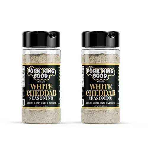 2 Pack Pork King Good White Cheddar Seasoning