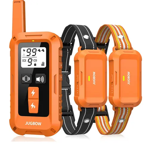 Jugbow Dog Collar - 4200FT Dog Collar with Remote, IPX8 Waterproof Electric Collar with 4 Training Modes, Security Lock, Rechargeable e-Collar-DT68 #Summervibes #petlovers