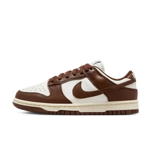 Women's NIKE Dunk Low 'Cacao Wow' Classic Cushioned Athletic Everyday Sneaker - Smooth Leather Upper, Low Top Shoes, Trending Girl Shoes, Sporty Chic, Rubber Sole, for Casual Wear