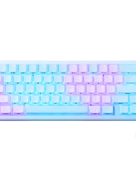 XVX M67 Jadestone Tri-Mode Mechanical Keyboard with IMD-Tech Keycaps, USB-C/ Bluetooth/ 2.4GHz, RGB Backlight, QMK/VIA Gasket, Hot Swappable