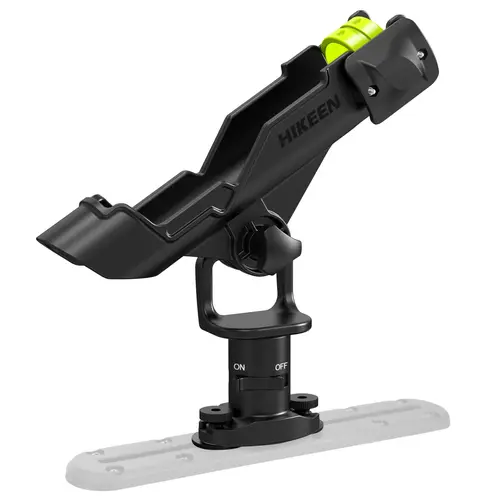 Kayak Fishing Rod Holder - Durable Impact-Resistant Cradle, T-Shaped Screw Mount for Rail/Kayak, 360 Degree Adjustable, Fathersdaygift, Boat-Mounted Accessories, Fisherman Essentials