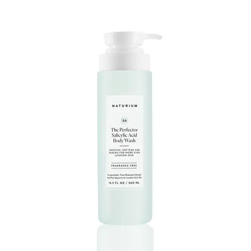 Naturium The Perfector Salicylic Acid Body Wash (500ml) - Gentle Exfoliation, Helps Purifies Pores and Smoothes Skin