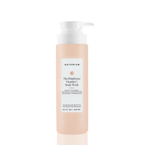 Naturium The Brightener Vitamin C Brightening Body Wash (500ml) - Helps Dullness and Leaves Skin Feeling Soft and Smooth