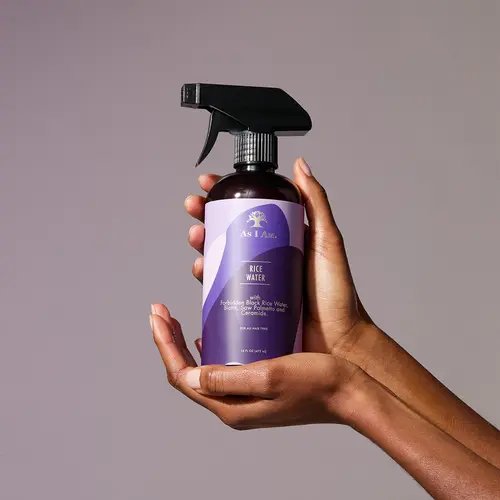 As I Am Black Rice Water - 16 oz - with Forbidden Black Rice, Saw Palmetto, Biotin - Conditioning Spray - Clean, Protein-Free Formula - Odor, Vegan & Cruelty Free - For All Hair Types