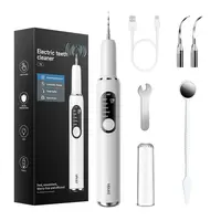 MDLIKE Plaque/Tartar Remover for Teeth, Dental Calculus Remover Teeth Cleaning Kit with LED Light & 5 Adjustable Modes Tartar Remover-Cleansing Mouth Care Father's Day Gift Long Battery Life Waterproof Oral
