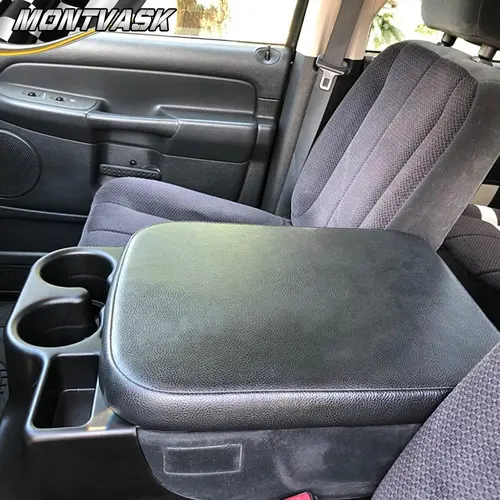 CROSSDESIGN Matte Black 1x Add-On Center Console Car Cup Holder Insert, Durable Auto Accessory Organizer, 2-Cup Car Interior Organizer for Drinks & Phones, Expand Storage Capacity Fit for 2003-2012 Dodge Ram 1500 2500 3500 Trucks