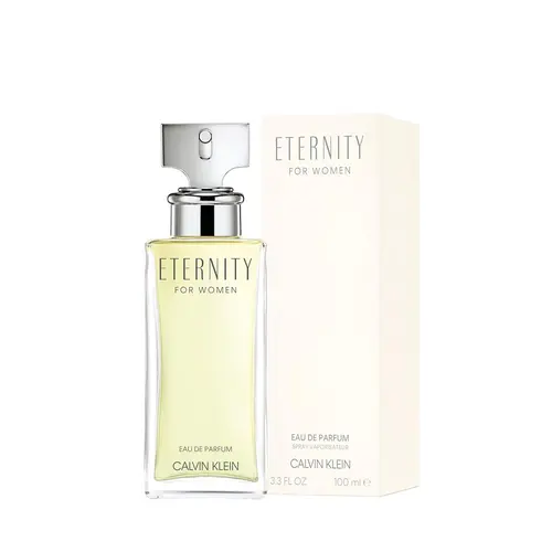 Calvin Klein Eternity Eau de Parfum with Bergamot, White Lily, White Rose, Sandalwood & Amber for Women - Long Lasting Fragrance