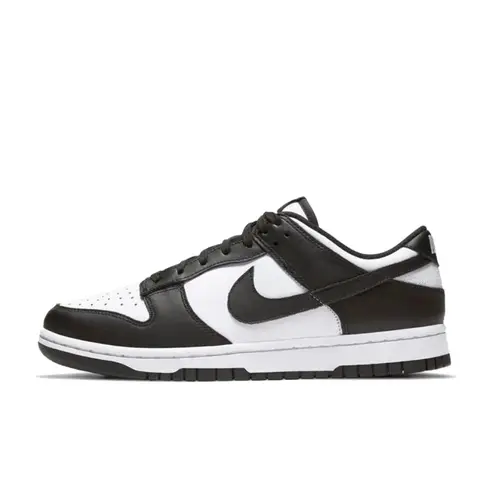 Women's Nike Dunk Low 'White Black Panda' Sporty Low Top Casual Wear Shoes - Street Style, Trendy Walking, Training Footwear, Street Style Shoes