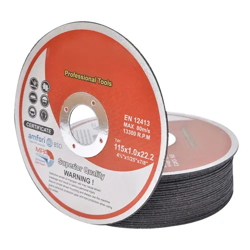 Ultra-Thin Stainless Steel Cut Off Wheels - Metal Cutting Discs (0.040"/0.045"/0.0625" Thickness, 25/50/100-Pack Options) with Balanced Performance, Precision Measurement for Aluminum, Tools & Hardware Abrasive Product, Fast Cutting Action