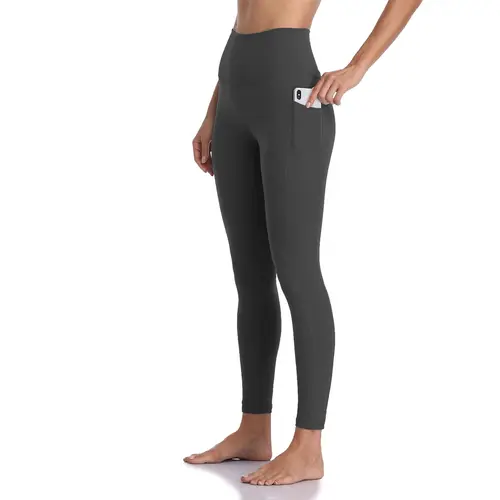 Colorfulkoala Women's Soft Essential Leggings High Waisted w/ Pockets Tummy Control Yoga Pants,back to school shopping,clothes for back to school,first day of school outfits