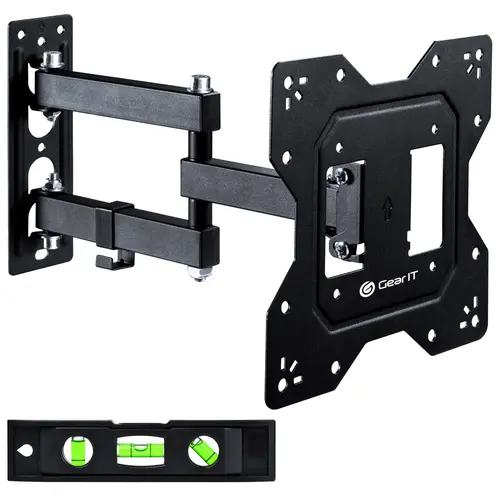 GearIt TV Wall Mount for 23-43in TVs, Up to 66 lbs Capacity, Optimized Viewing Indoor Furniture Accessory